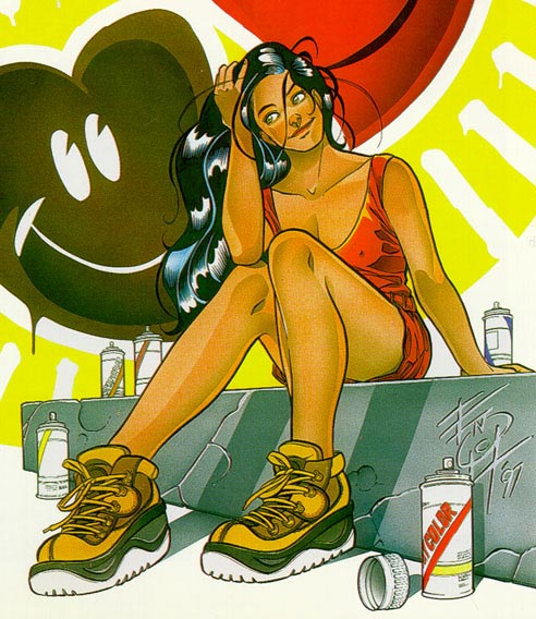 Sprayliz<br>la prima adolescente ribelle creata da Enoch<br><i>(c) aventi diritto</i>