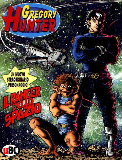 La copertina di Gregory Hunter n.1 La copertina di Gregory Hunter n.1<br>disegni di Elena Pianta<br><i>(c) Sergio Bonelli Editore</i>
