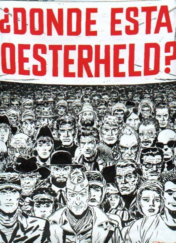 Il mondo dei fumetti si chiede... Il mondo dei fumetti si chiede...<br>"Donde est� Oesterheld?"<br><i>(c) aventi diritto</i>