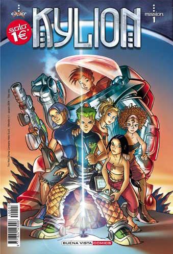 La cover del n.1 di "Kylion" La cover del n.1 di "Kylion"<br>serie creata da Artibani e De Vita<br><i>(c) Buena Vista Comics</i>