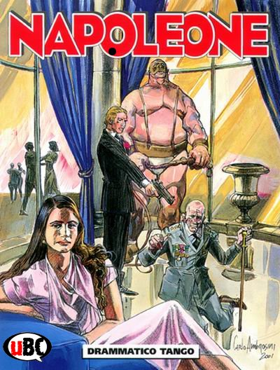 Drammatico tango Drammatico tango<br>cover di Napoleone n.27 - disegni di Carlo Ambrosini<br><i>(c) 2002 SBE</i>