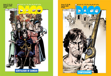 Ristampa Dago<br>due copertine della serie<br><i>(c) aventi diritto</i>