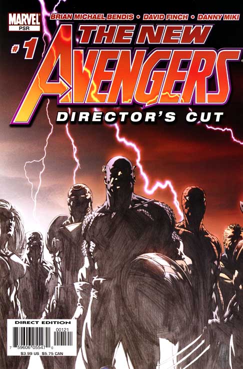 New Avengers 1 Director's Cut<br>Disegno di David Finch - Febbraio 2005<br><i>(c) 2005 Marvel Comics</i>