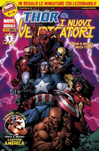 Thor 78 - Thor e i Nuovi Vendicatori 1<br>Disegno di  David Finch da "New Avengers" 1 Variant Cover C - Settembre 2005<br><i>(c) 2005 Marvel Comics / Panini Comics</i>