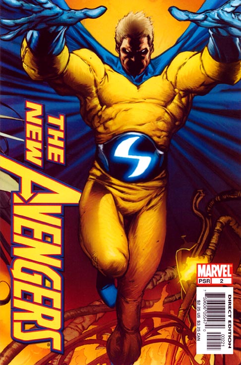 New Avengers 2 Variant<br>Disegno di Trevor Hairsine - Marzo 2005<br><i>(c) 2005 Marvel Comics</i>