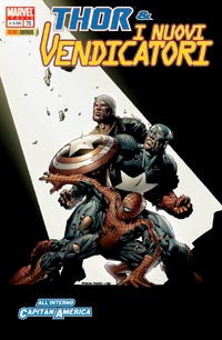 Thor 79: Thor e i Nuovi Vendicatori 2<br>Disegno di David Finch da New Avengers 2 - Ottobre 2005<br><i>(c) 2005 Marvel Comics / Panini Comics</i>
