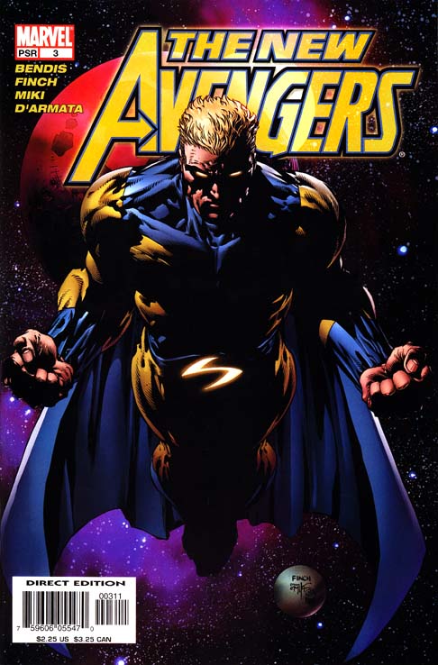 New Avengers 3<br>Disegno di David Finch - Aprile 2005<br><i>(c) 2005 Marvel Comics</i>