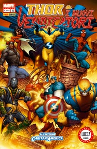 Thor 80: Thor e i Nuovi Vendicatori 3 Variant<br>Disegno di Joe Quesada - Novembre 2005<br><i>(c) 2005 Marvel Comics / Panini Comics</i>