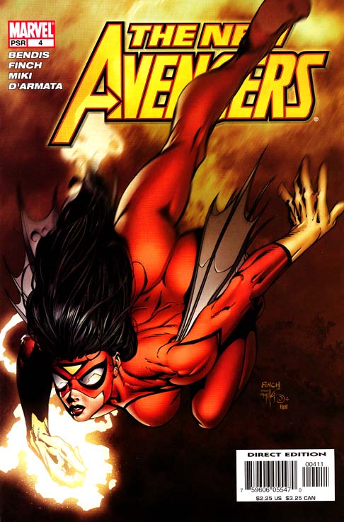 New Avengers 4<br>Disegno di David Finch - Maggio 2005<br><i>(c) 2005 Marvel Comics</i>