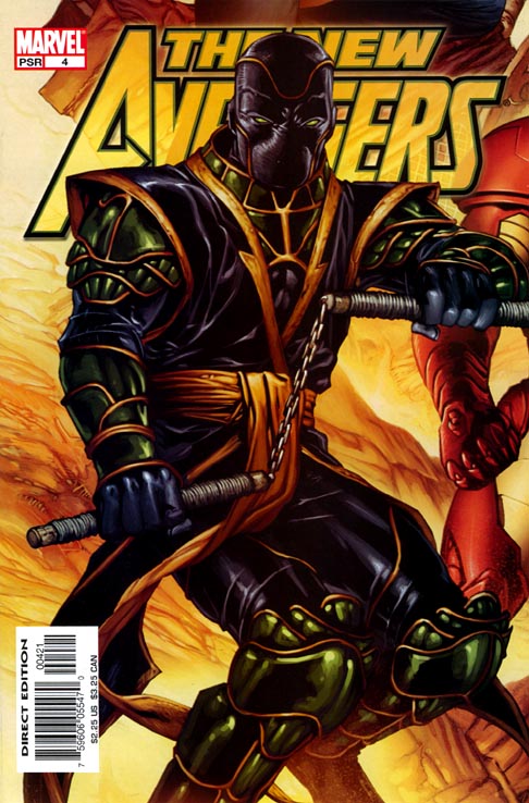New Avengers 4 Variant Cover<br>Disegno di Jimmy Cheung - Maggio 2005<br><i>(c) Marvel Comics</i>
