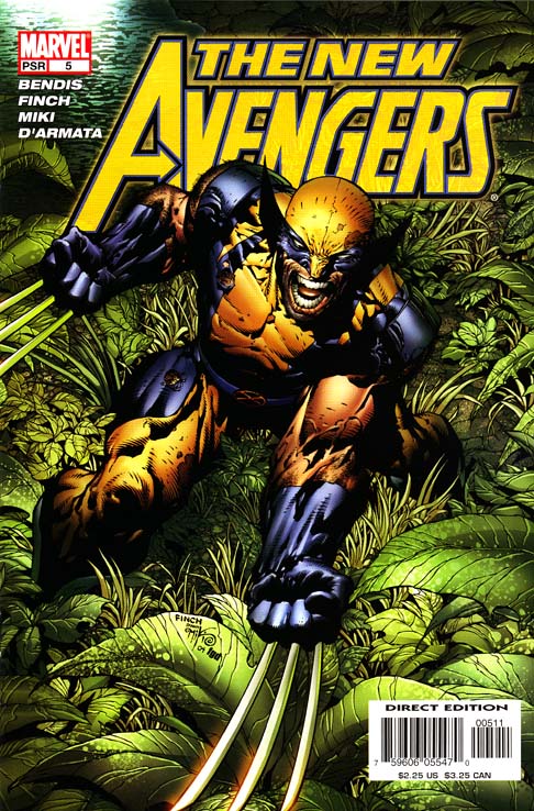 New Avengers 5<br>Disegno di David Finch - Giugno 2005<br><i>(c) 2005 Marvel Comics</i>