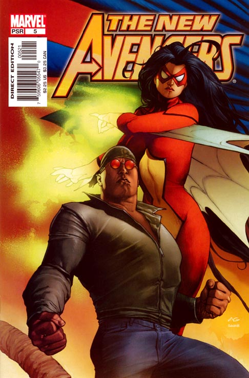 New Avengers 5 Variant<br>Disegno di Adi Granov - Giugno 2005<br><i>(c) 2005 Marvel Comics</i>