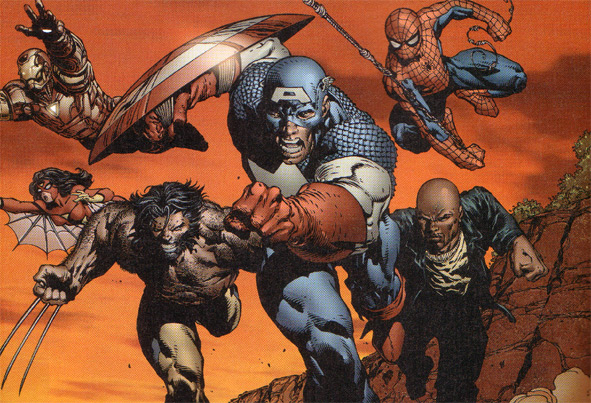 I Nuovi Vendicatori I Nuovi Vendicatori<br>New Avengers 6 Tavola 14 Vigneta 1<br><i>(c) 2005 Marvel Comics / 2006 Panini Comics</i>