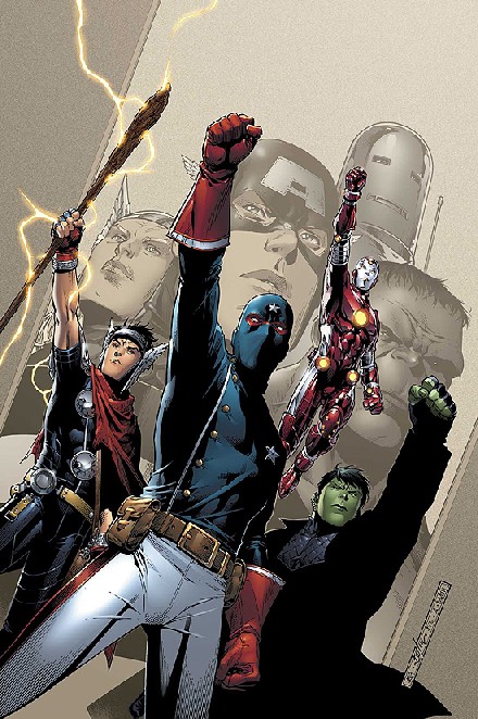 Young Avengers #2 Young Avengers #2<br>Disegno originale di Jim Cheung<br><i>(c) 2005 Marvel Italia</i>