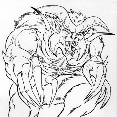 Demone<br>disegni di Luciano Costarelli<br><i>(c) 2006 7Styles</i>