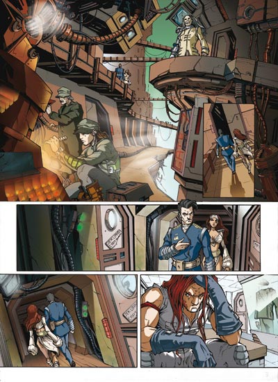 Tavola 3 Tavola 3<br>disegni di Gianluca Gugliotta e colori di Fabio Bonechi & Andres Mossa<br><i>(c) 2006 Free Books</i>