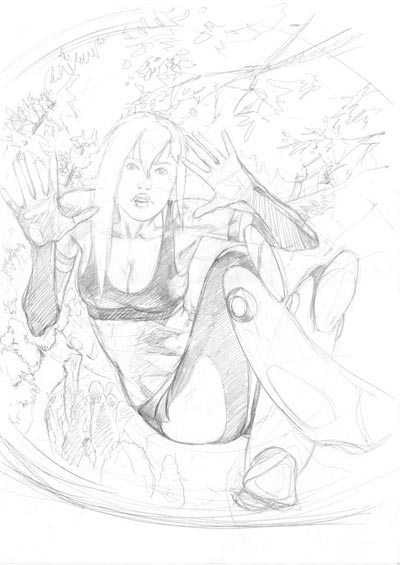 Bozza Cover<br>disegni di Patrizio Evangelisti<br><i>(c) 2006 Vittorio Pavesio Productions</i>