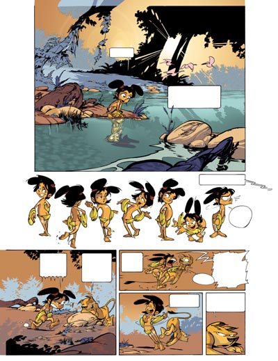 Navis - Tavola tratta dal #2<br>disegni di Jose-Louis Minuera & Philippe Bouchet e colori di Lerolle Christian<br><i>(c) 2004 Delcourt</i>