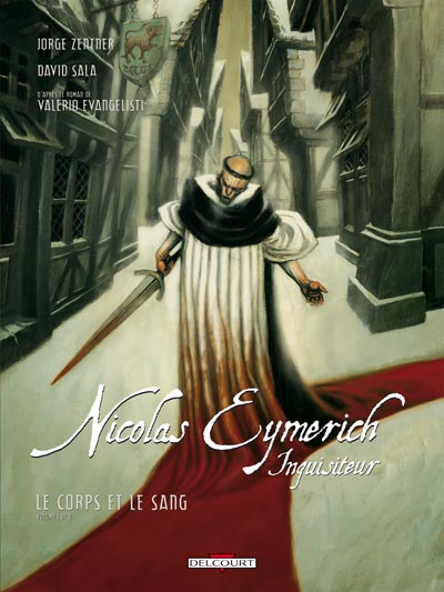 Nicolas Eymerich - Cover#3<br>disegni e colori di David Sala<br><i>(c) 2006 Delcourt</i>