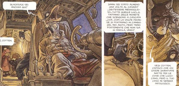 Blacksad & Cotten<br>tratto da Blacksad 2 "Arctic Nation" pag.43<br><i>(c) Lizard</i>