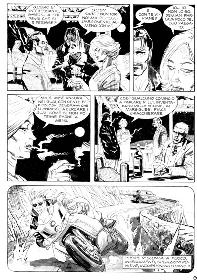 Tavola 01/04<br>disegni di Luigi Piccatto & Giorgio Sommacal<br><i>(c) 2006 Sergio Bonelli Editore</i>