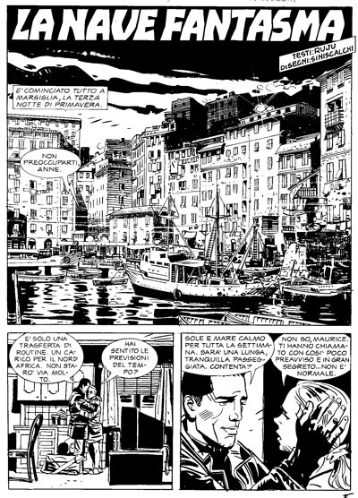 Tavola 02/01<br>disegni di Luigi Siniscalchi<br><i>(c) 2006 Sergio Bonelli Editore</i>