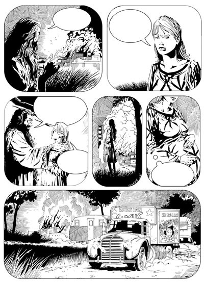 Tavola 02/07<br>disegni di Fabiano Ambu<br><i>(c) 2006 Free Books</i>