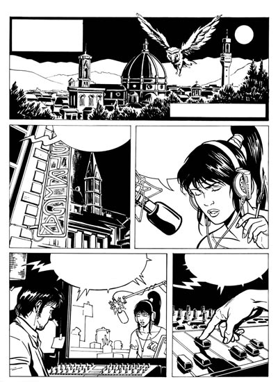 Tavola 91/Ex01<br>disegni di Andrea Cuneo<br><i>(c) 2006 Free Books</i>