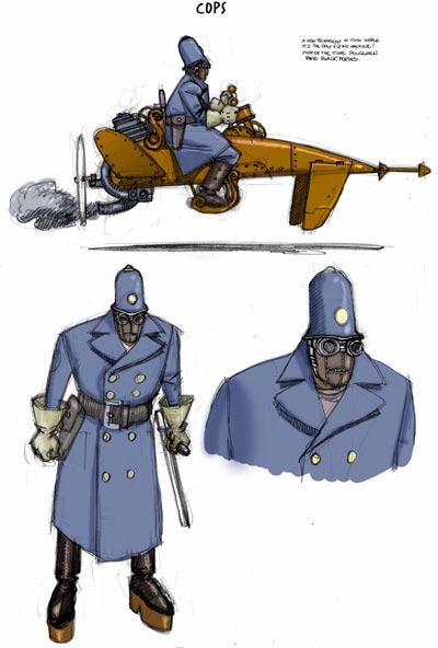 Cops<br>disegni di Marco Nizzoli<br><i>(c) 2006 Les Humano�des Associ�s</i>