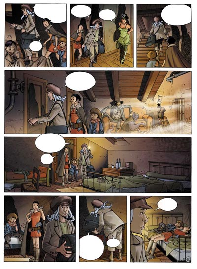 Tavola 12<br>disegni di Marco Nizzoli<br><i>(c) 2006 Les Humano�des Associ�s</i>