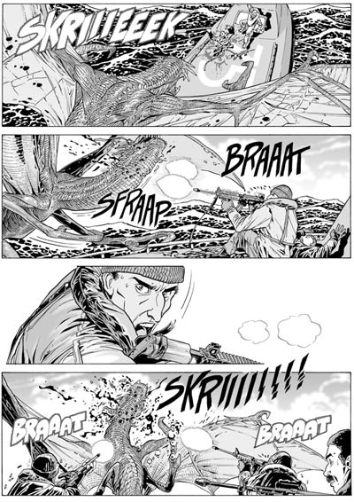 Tavola 108<br>disegni di Luca Enoch<br><i>(c) 2006 Sergio Bonelli Editore</i>