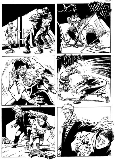 Tavola 51/180<br>disegni di Stefano Casini<br><i>(c) 2006 Sergio Bonelli Editore</i>