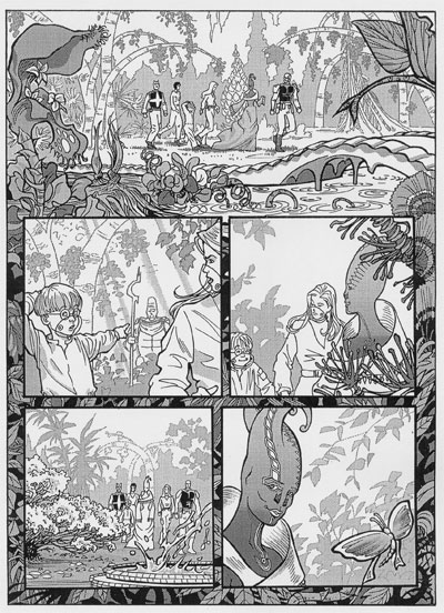 Tavola 16/AsteroideArgo 3<br>disegni di Elena Pianta<br><i>(c) 2006 Sergio Bonelli Editore</i>