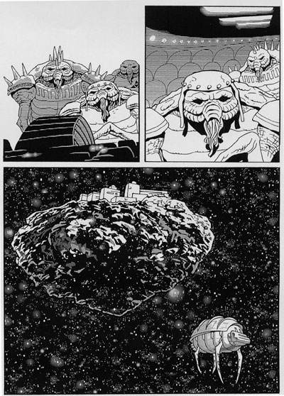 Tavola 40/AsteroideArgo 3<br>disegni di Elena Pianta<br><i>(c) 2006 Sergio Bonelli Editore</i>