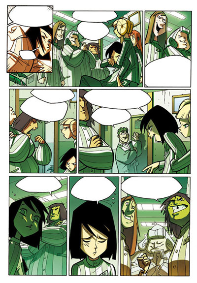Tavola 05/ToW05<br>disegni di Vincenzo Cucca e colori di Emanuele Tenderini, Chiara Fabbri Colabich & Cristina Toniolo<br><i>(c) 2006 Free Books</i>