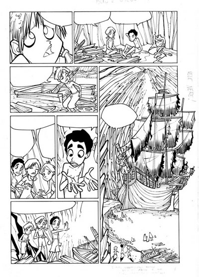 Tavola 04/ToW06<br>disegni di Graziano Barbaro<br><i>(c) 2006 Free Books</i>