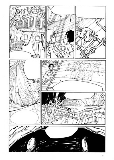 Tavola 05/ToW06<br>disegni di Graziano Barbaro<br><i>(c) 2006 Free Books</i>