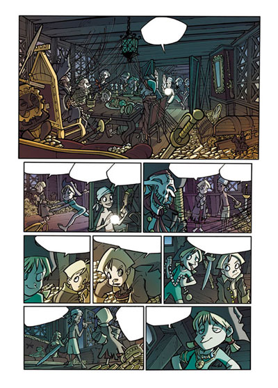 Tavola 07/ToW06 Tavola 07/ToW06<br>disegni di Graziano Barbaro e colori di Emanuele Tenderini, Chiara Fabbri Colabich & Cristina Toniolo<br><i>(c) 2006 Free Books</i>