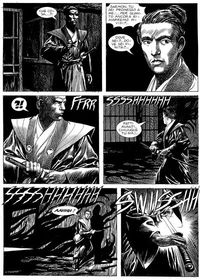 Tavola dalla storia doppia 77/78<br>disegni di Nicola Genzianella<br><i>(c) 2006 Sergio Bonelli Editore</i>