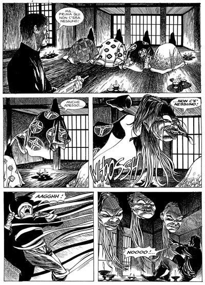 Tavola dalla storia doppia 77/78<br>disegni di Nicola Genzianella<br><i>(c) 2006 Sergio Bonelli Editore</i>