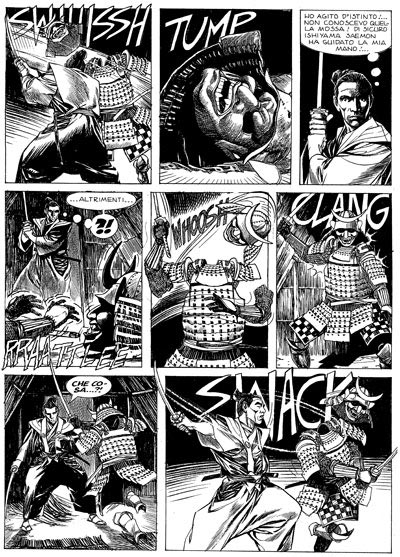 Tavola dalla storia doppia 77/78<br>disegni di Nicola Genzianella<br><i>(c) 2006 Sergio Bonelli Editore</i>