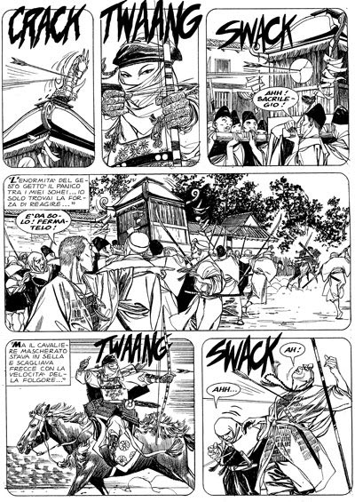 Tavola dalla storia doppia 77/78<br>disegni di Nicola Genzianella<br><i>(c) 2006 Sergio Bonelli Editore</i>