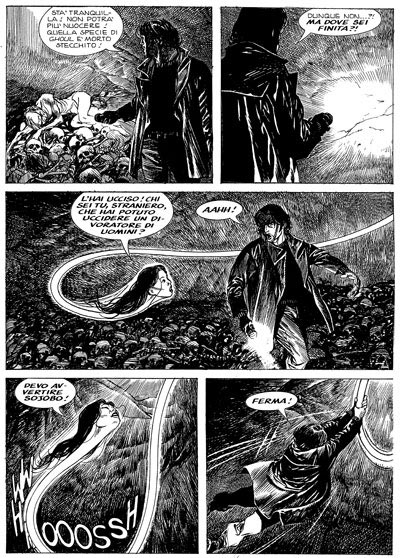 Tavola dalla storia doppia 77/78<br>disegni di Nicola Genzianella<br><i>(c) 2006 Sergio Bonelli Editore</i>