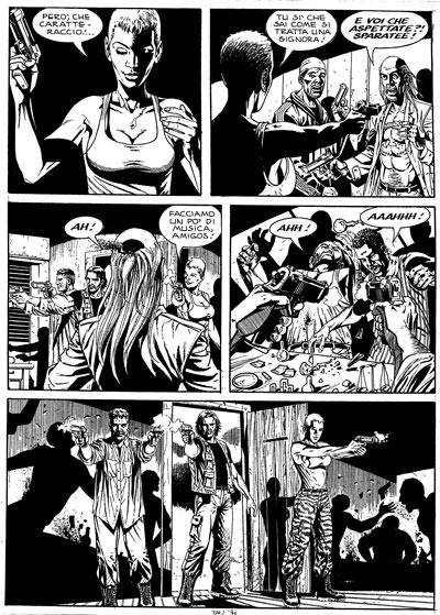 Tavola 71/79<br>disegni di Arturo Lozzi<br><i>(c) 2006 Sergio Bonelli Editore</i>