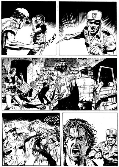 Tavola 50/80<br>disegni di Marcello Dotti<br><i>(c) 2006 Sergio Bonelli Editore</i>