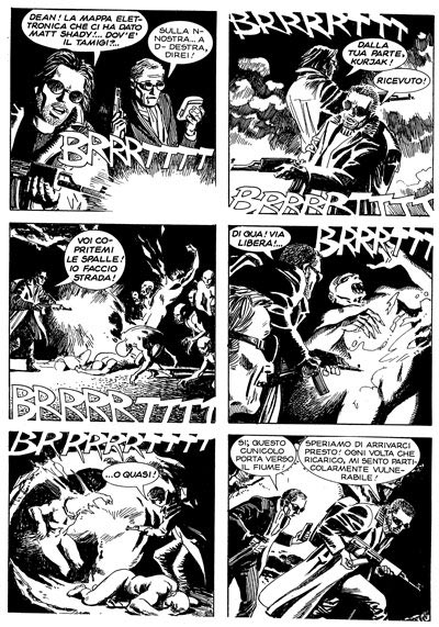 Tavola dallo speciale 2<br>disegni di Giovanni Freghieri<br><i>(c) 2006 Sergio Bonelli Editore</i>