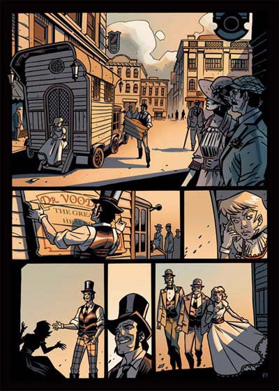 Tavola 2<br>disegni e colori di Luigi Cavenago<br><i>(c) 2006 Free Books</i>