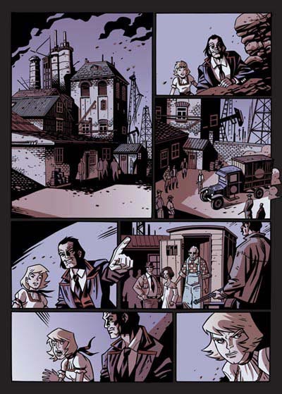 Tavola 9<br>disegni e colori di Luigi Cavenago<br><i>(c) 2006 Free Books</i>