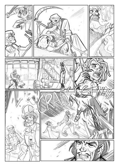 Tavola 12<br>disegni di Luigi Cavenago<br><i>(c) 2006 Free Books</i>