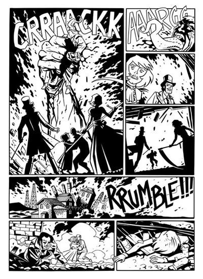 Tavola 13<br>disegni di Luigi Cavenago<br><i>(c) 2006 Free Books</i>